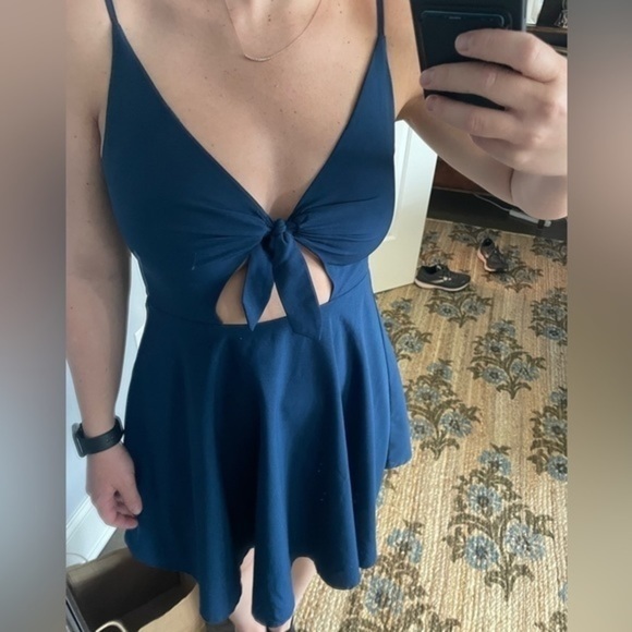 URBAN Outfitters Blue Babydoll Dress - Picture 2 of 6